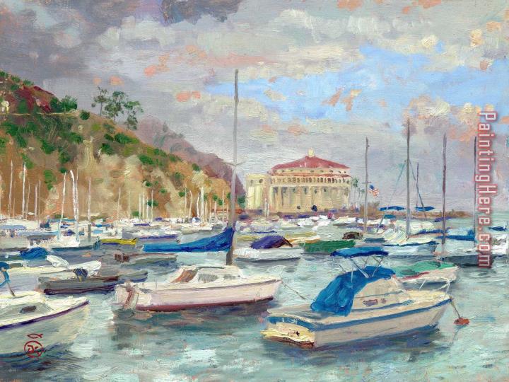Thomas Kinkade Catalina Marina
